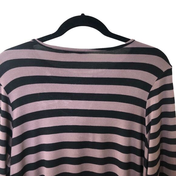 Striped Black and Pink Dress - Picture 9 of 9